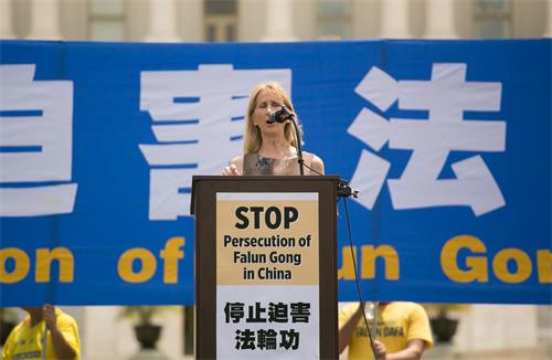 图14：美国基督教自由组织（ Christian Freedom International）主席温蒂·莱特（Wendy Wright）